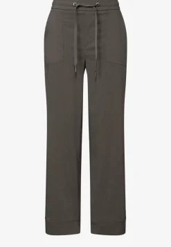 Casual broek met omslag
