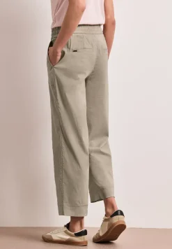 Casual broek met omslag