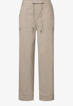 Casual broek met omslag