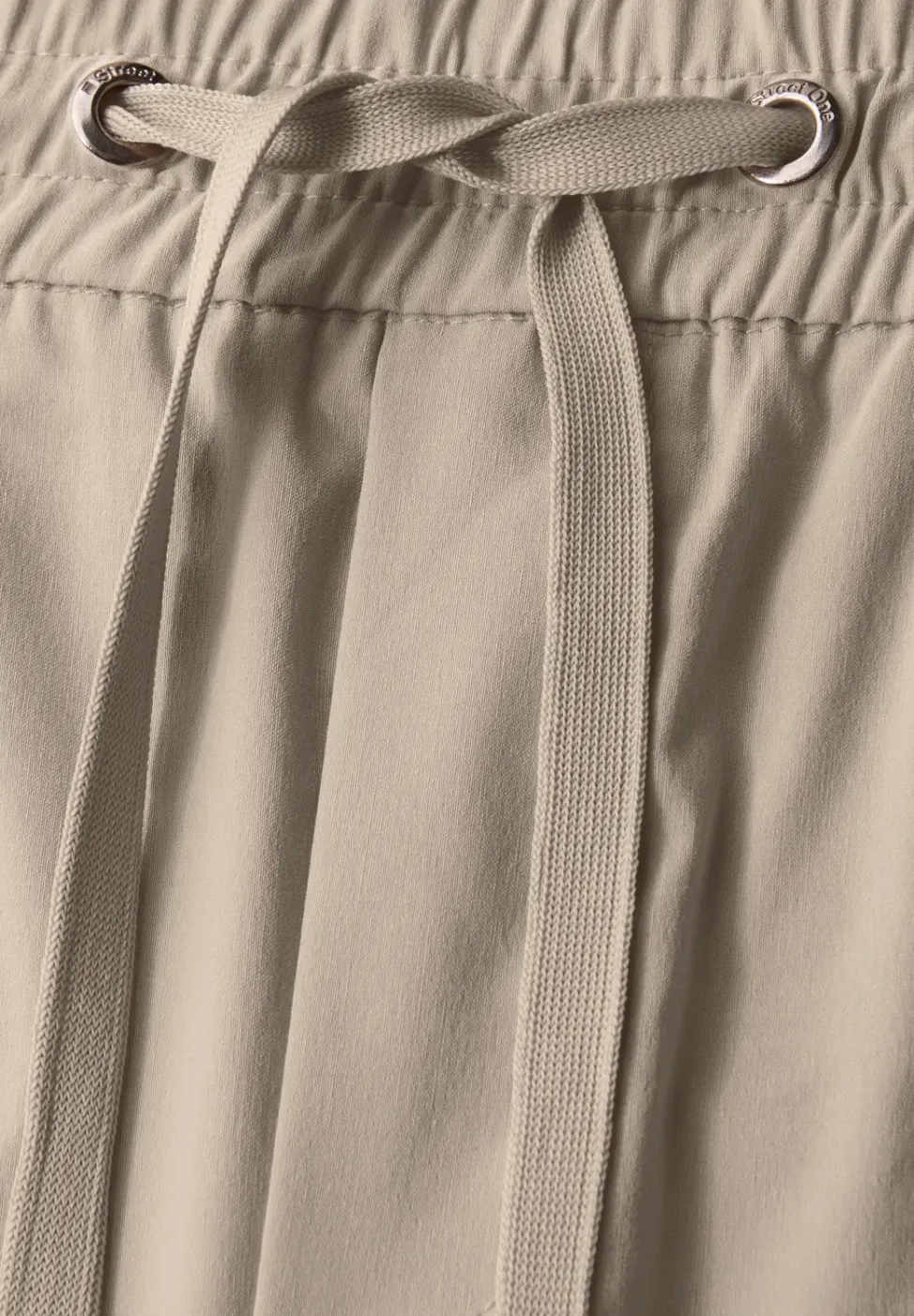 Casual broek met omslag