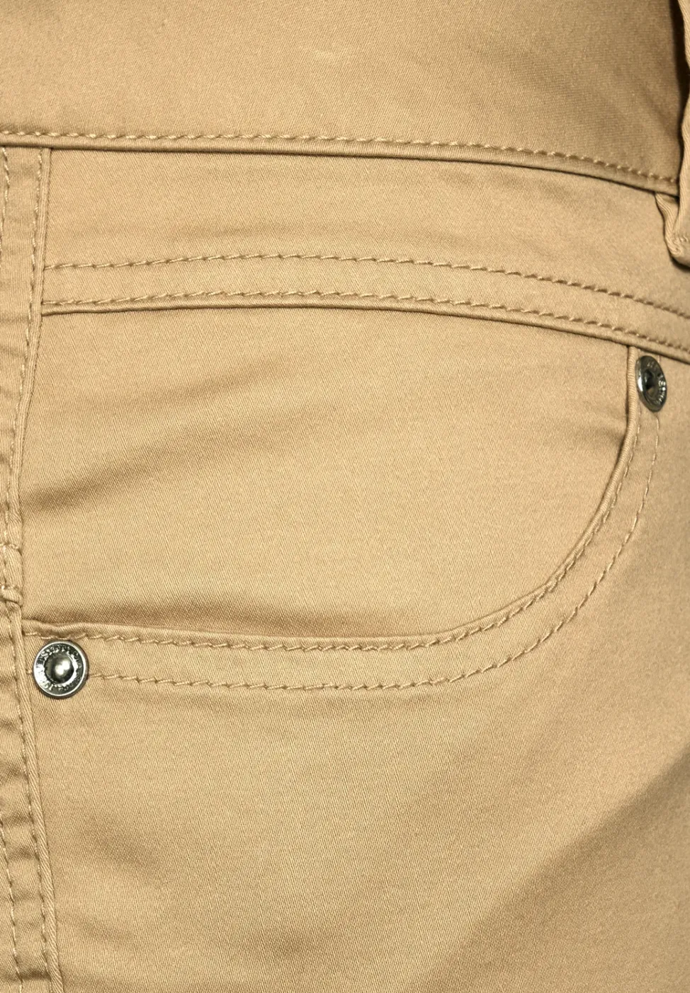 Casual-fit broek in effen kleur