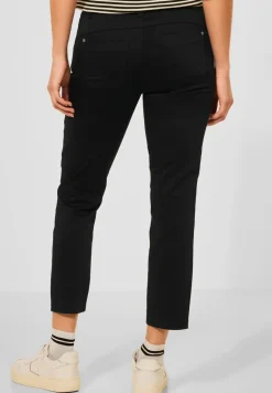 Casual-fit broek in effen kleur