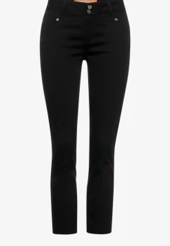 Casual-fit broek in effen kleur