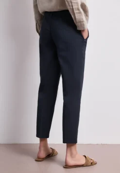Casual fit chino's in een zachte stof