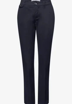 Casual fit chino's in een zachte stof