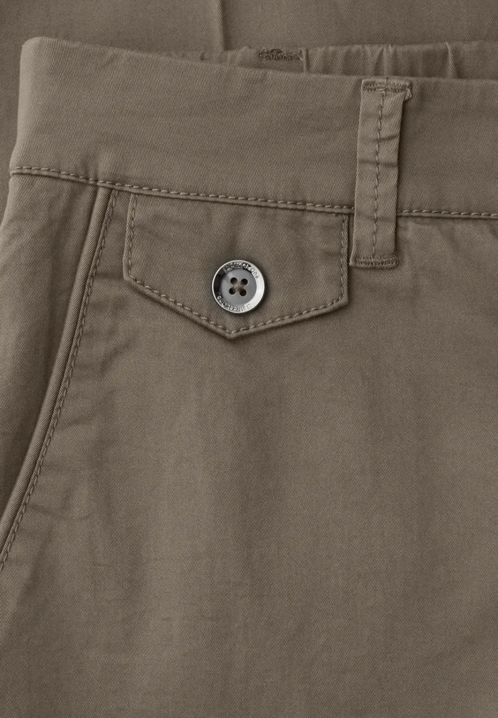 Casual fit chino's in een zachte stof