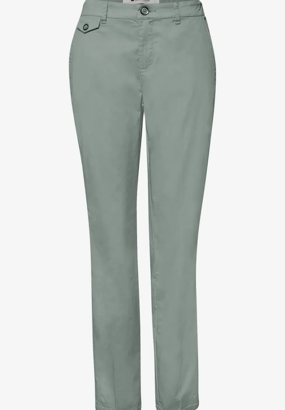 Casual fit chino's in een zachte stof