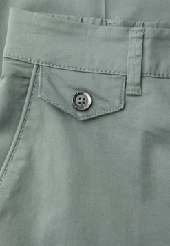 Casual fit chino's in een zachte stof