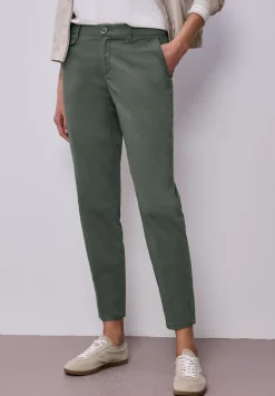 Casual fit chino's in een zachte stof