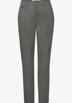 Casual fit chino's in een zachte stof