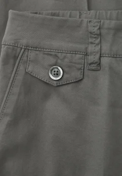 Casual fit chino's in een zachte stof