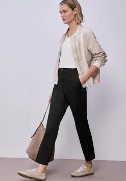 Casual fit chino's in een zachte stof