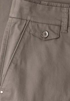 Casual fit chino's in een zachte stof