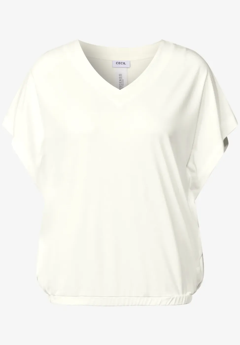 Casual shirt met V-hals