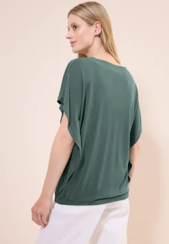 Casual shirt met V-hals