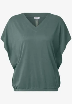 Casual shirt met V-hals