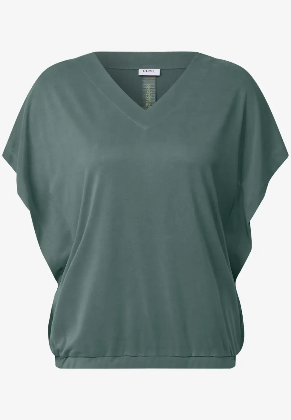 Casual shirt met V-hals