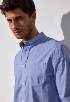 Chambray overhemd