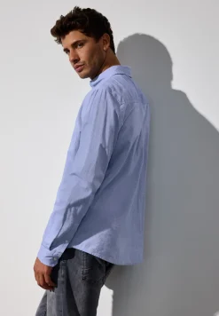 Chambray overhemd