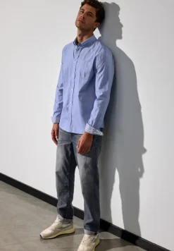 Chambray overhemd