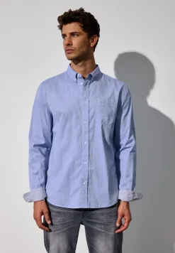 Chambray overhemd