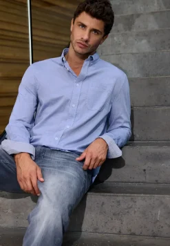 Chambray overhemd