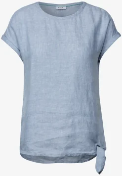 Chambray blouse met knopen
