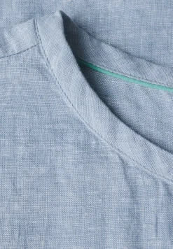 Chambray blouse met knopen