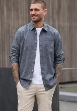 Chambray overhemd