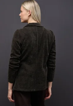 Chenille corduroy blazer