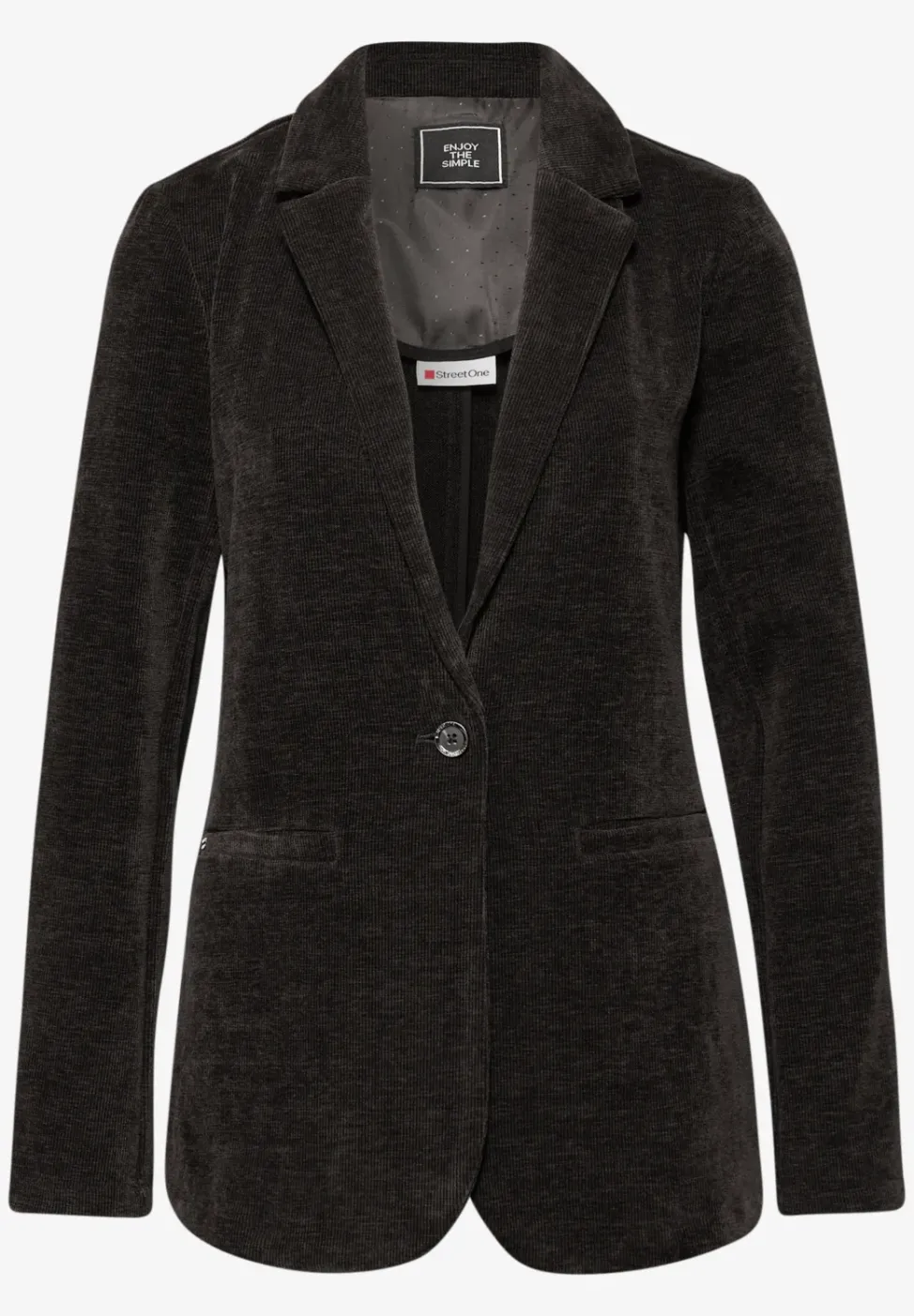Chenille corduroy blazer