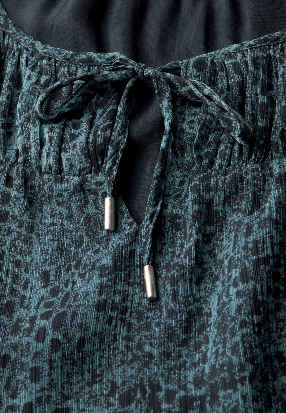 Chiffon bloes met print