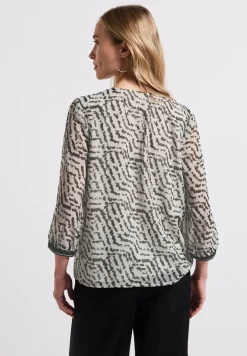 Chiffon tuniek met rimpels
