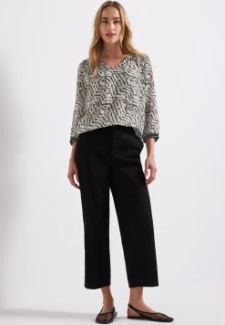 Chiffon tuniek met rimpels