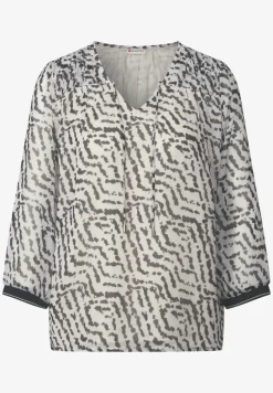 Chiffon tuniek met rimpels
