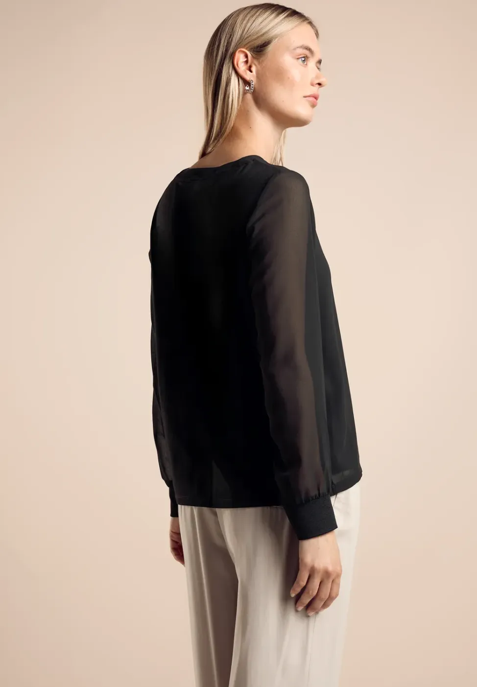 Chiffon overhemd