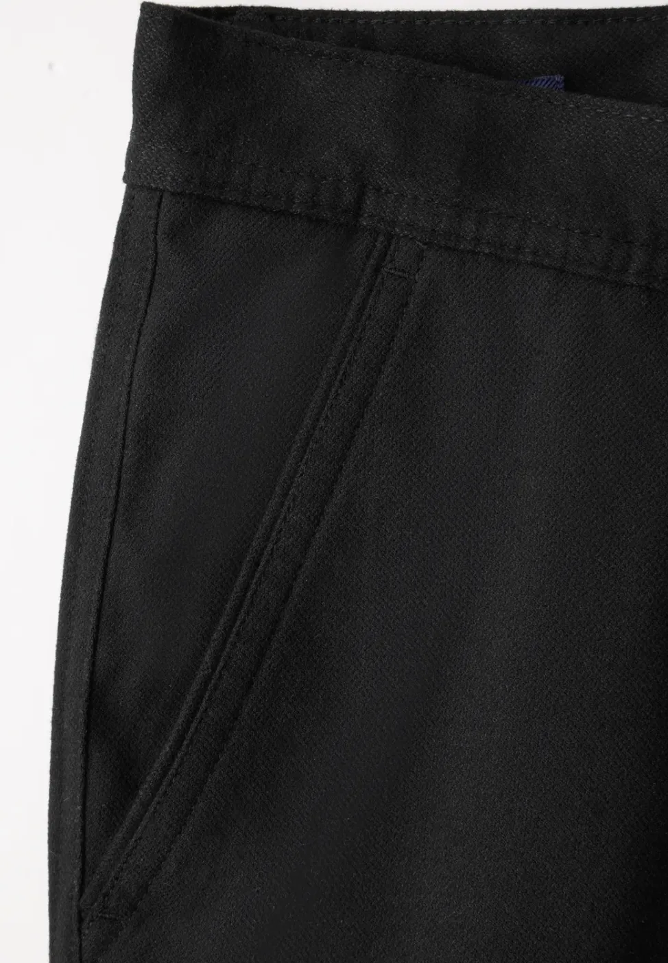 Chino in wollen look