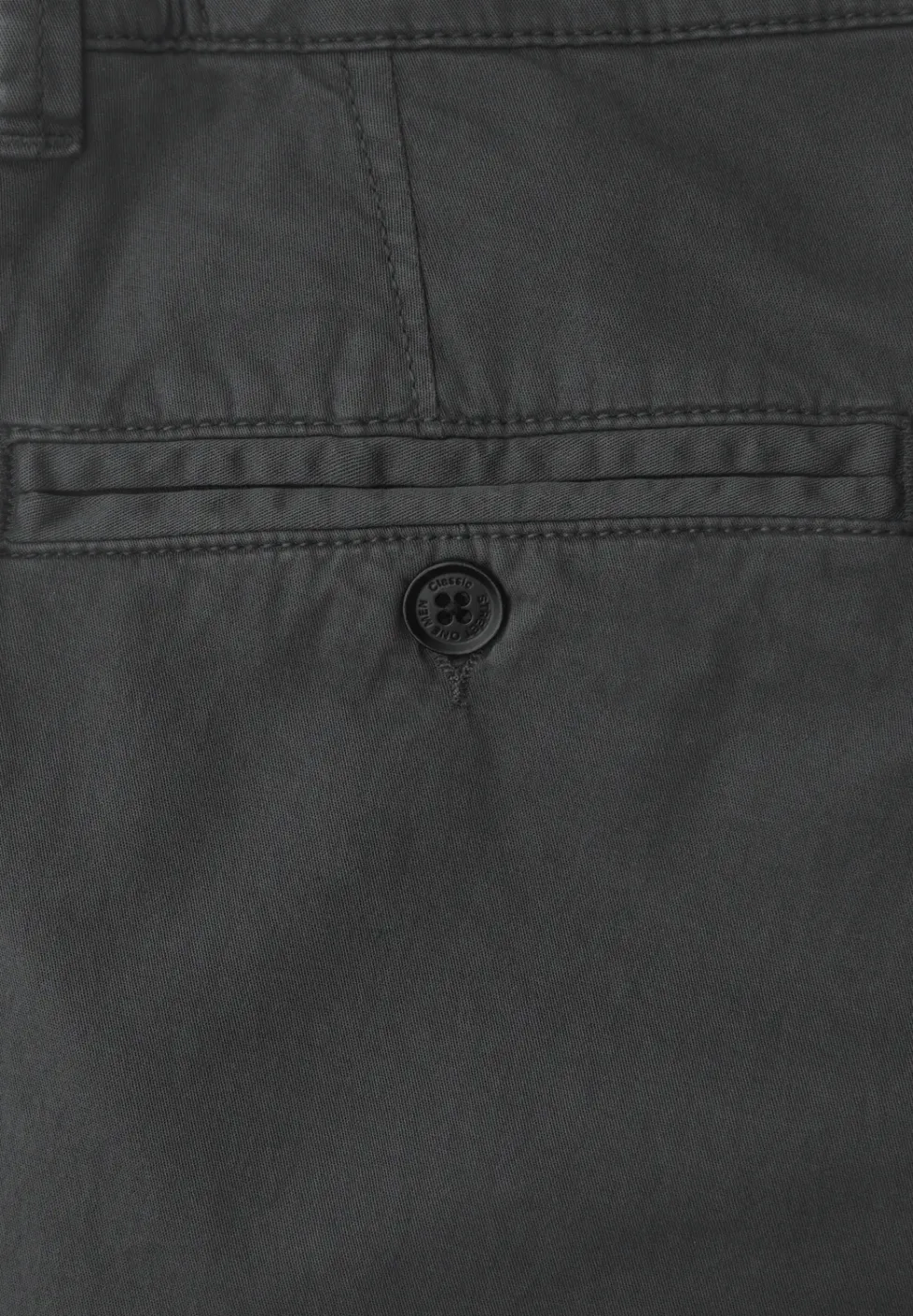 Chino met elastische tailleband