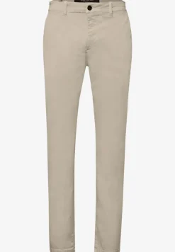 Chino met elastische tailleband