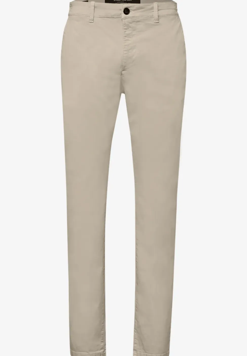 Chino met elastische tailleband