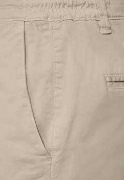 Chino met elastische tailleband
