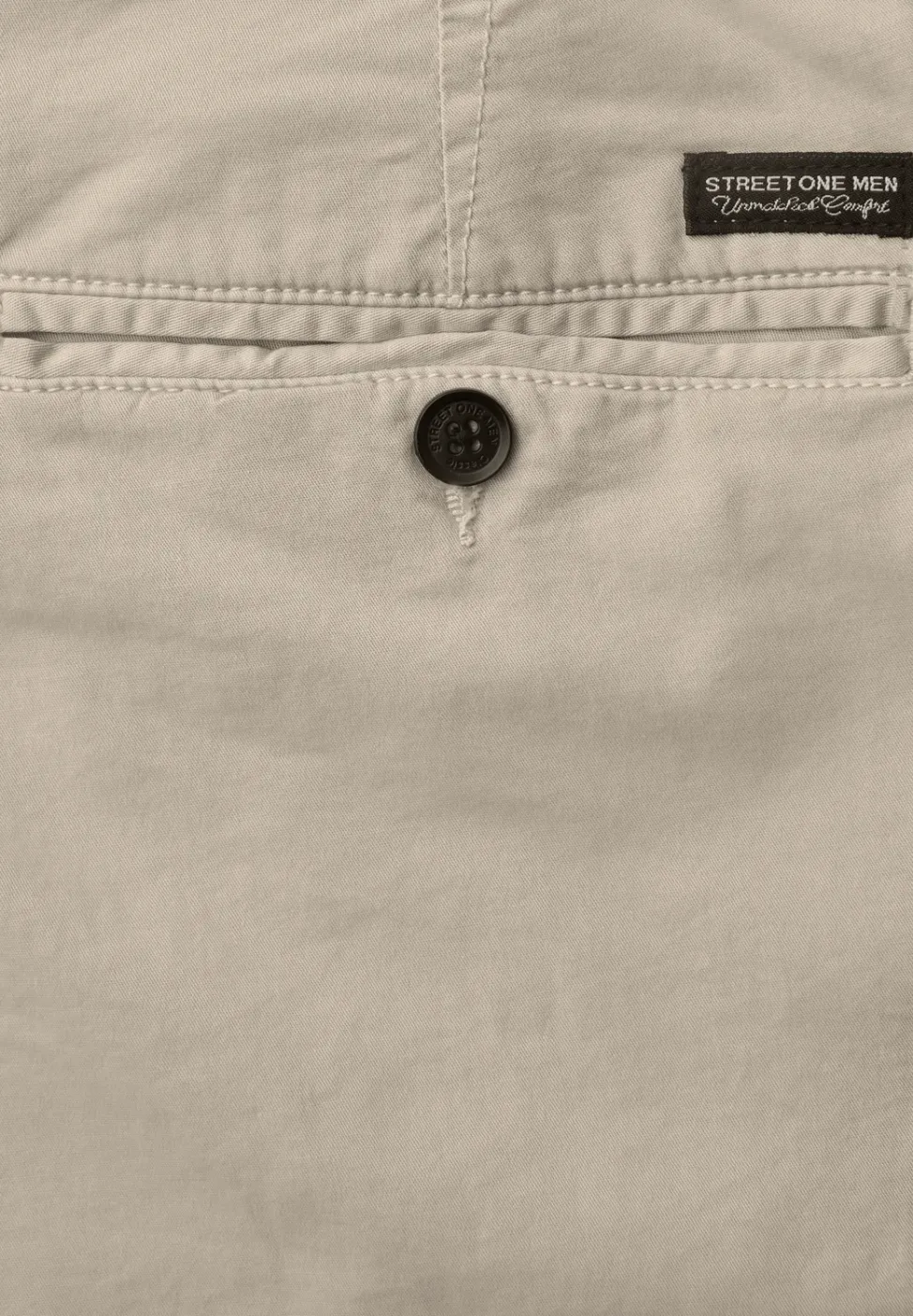 Chino met elastische tailleband