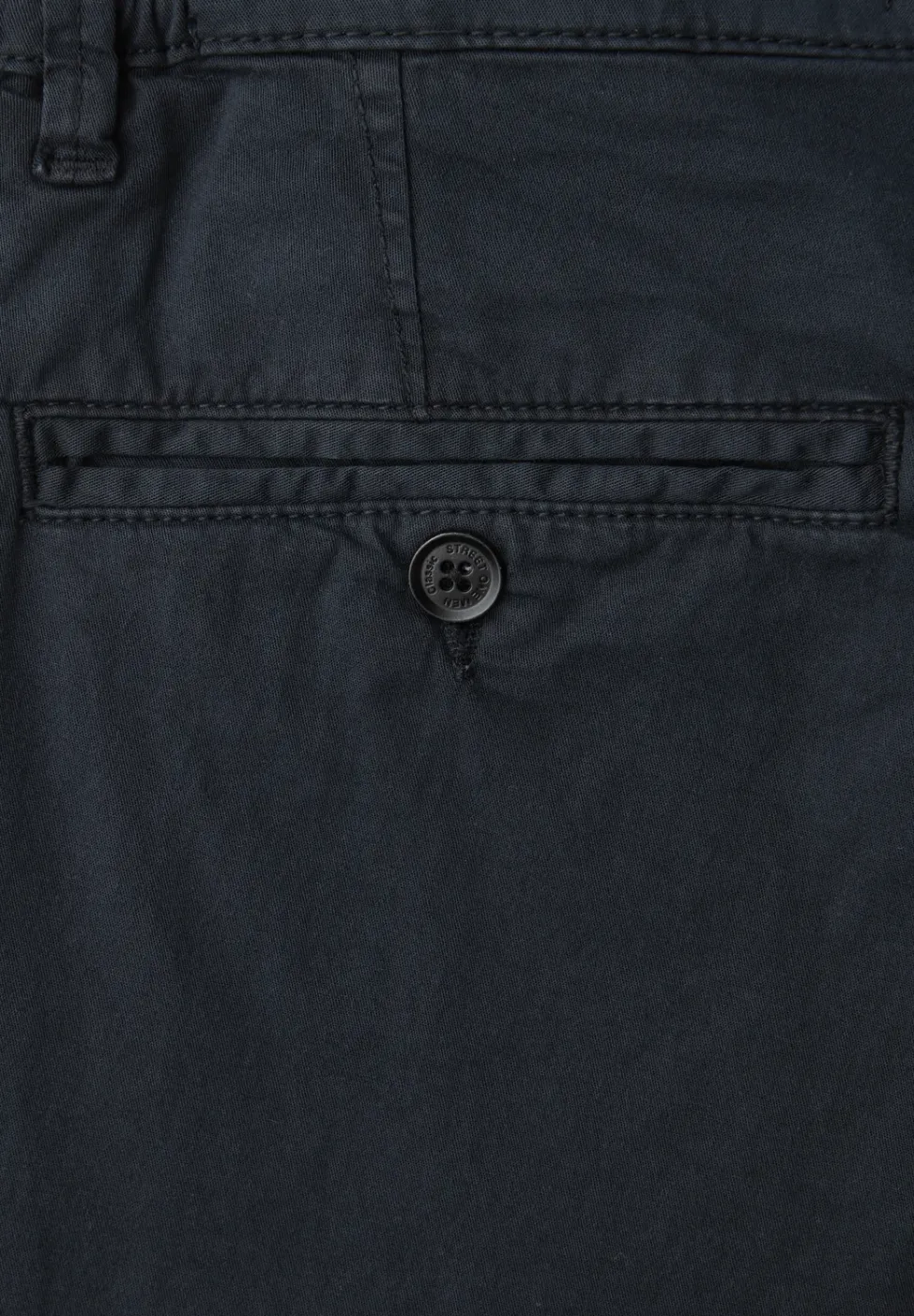 Chino met elastische tailleband
