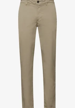 Chino met elastische tailleband