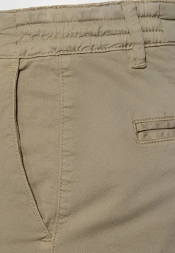 Chino met elastische tailleband