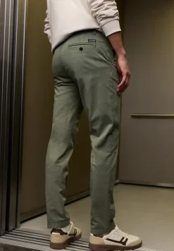 Chino met elastische tailleband