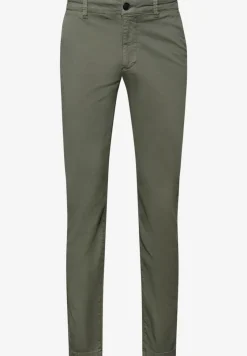 Chino met elastische tailleband