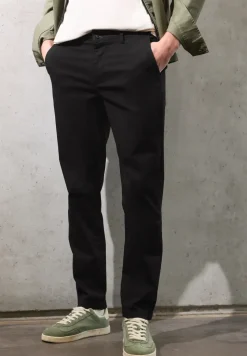 Chino met elastische tailleband