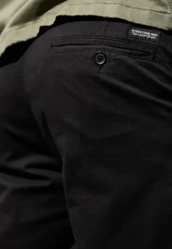 Chino met elastische tailleband