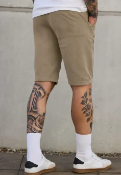 Chinoshorts met structuur